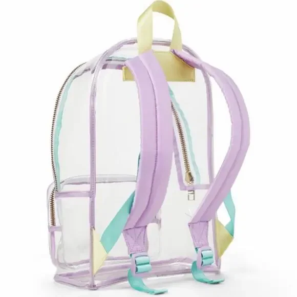 Stoney Clover Lane x Target Transparent Colorful Large Backpack - Picture 1 of 11